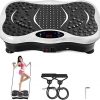 BotaBay Vibration Plate Exercise Machine,Whole Body Exercise Vibration Fitness Platform,350Lbs 3 Levels Massage Remote Bluetooth USB Music Intelligent Watch, Fitness Vibration Machine