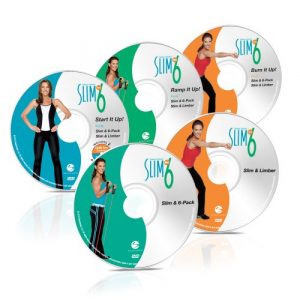 Beachbody Slim in 6 DVD Workout Videos, Easy to Follow, Low Impact Body Weight Training, Exercises, Includes Eating Plan, Fitness & Nutrition Guide by Debbie Siebers, Resistance Band