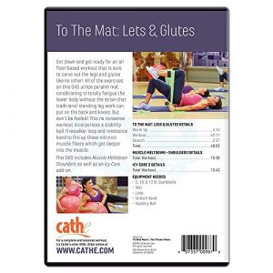 Cathe Friedrich ICE To The Mat Legs & Glutes Lower Body Workout DVD For Women - Use Low Impact Floor Exercises To Sculpt and Tone Your Legs , Butt, Hips, Thighs, and Glutes