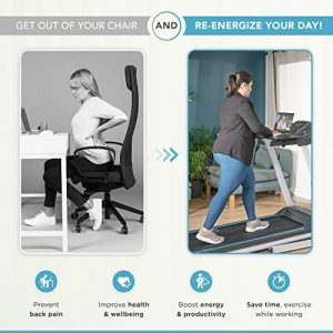 Treadmill Desk Attachment - Adjustable Treadmill Laptop Holder - Easy to Set Up Laptop Stand for Treadmill - Universal Treadmill Accessories for Reading - Treadmill Laptop Desk Workstation