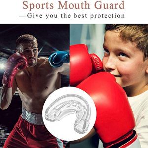 GuardTians Mouth Guard,Double Braces Mouthguard,Youth Football Mouth Guard Sports,No Boiling Required,Premium Quality Teeth Protection