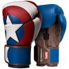 Hayabusa Marvel Hero Elite Boxing Gloves for Men and Women - Captain America, 16 oz