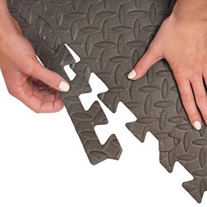 Sunny Health & Fitness Puzzle Floor Mat for Exercise, Yoga, Pilates