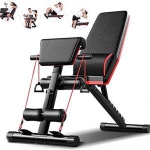 Nisorpa Adjustable Work out Bench Utility Weight Bench for Full Body Strength Training Bench Sit Up Bench For Abs