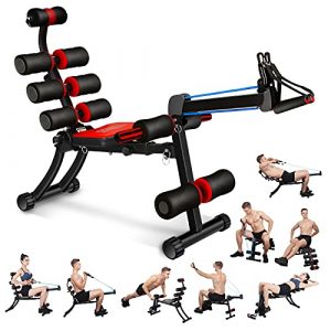 MBB 22 in 1 Wonder Master Core & Abdominal Workout Chair,Foldable & Adjustable Rowing Machine,22 Ways to Exercise,Fitness Equipment for Home Gym Sports 