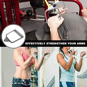 SYKJDM LAT Pulldown Attachments, Pully Exercise Equipment, is Suitable for LAT Pulldown Machine, Cable Crossover Machine,Cable Machine,Gym,Tricep Bar.