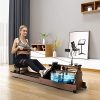 JWC Rowing Machine for Home Use, American ASH Wood Water Resistance Rower with Bluetooth Monitor, Indoor Sports Fitness Training Equipment