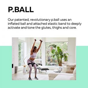 P.Ball Starter Kit by P.volve - Includes P.Ball Exercise Ball and Precision Sculpt Workout Video DVD - at Home Exercise and Workouts for Men and Women