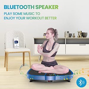 JUFIT Exercise Equipment Whole Body Vibration Plate with Touch Screen,Max User Weight 530lbs