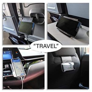 Airplane Travel Essentials for Flying Flex Flap Cell Phone Holder & Flexible Tablet Stand for Desk, Bed, Treadmill, Home & in-Flight Airplane Travel Accessories - Travel Must Haves Cool Gadgets