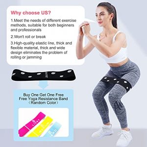 LHJYSZ Suitable for Resistance Bands for Women and Men Suitable for Exercise Bands of Multiple Exercise Anti-Slip and Durable Workout Bands Suitable for Beginners and Professionals Booty Bands Black