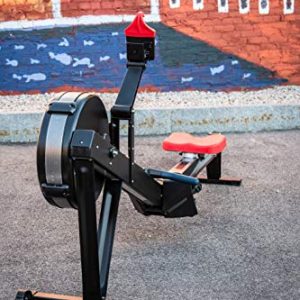 Vapor Fitness Red Phone Holder and Silicone Seat Cover Combo Designed for The Concept 2 Rowing Machine and PM5 Monitor