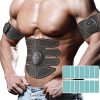 CHOICE REVOLUTION Ab Muscle Toner - Extra 20 pcs Gel Pads, Abs Belt, Abdominal Toning Electronic Workout Portable Machine. (Grey)