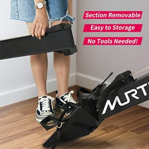 Murtisol Air Resistance Rowing Machine Air Rower 10 Level Adjustable Resistance with Smart Monitor