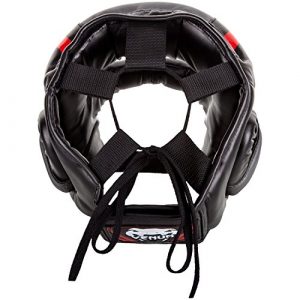 Venum Elite Iron Headgear - Black/Red - One Size