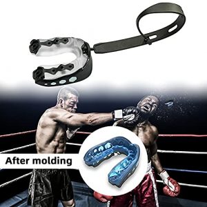 4Pcs Sports Mouth Guard,Soft Mouth Guard with Strap,Mouthguard for Football,Lacrosse,Hockey,Basketball,MMA,Boxing,Flavored Mouth Guard Football Mouthpiece, Youth & Adult