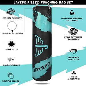 Jayefo Filled Heavy Punching Bag (Sky Blue)