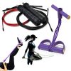 Home Workout Ropes and your Therapy Trainer - Exercises Weight Loss Jump Rope and Resistance Physical, Stretching Leg, Arm, Stomach Muscle Tension Straps - Band Fitness Equipment Bundle