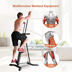 Vertical Climber for Home Gym Folding Exercise Cardio Workout Machine Stair Stepper Newer Version