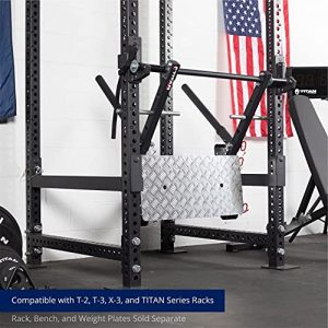 Titan Fitness Power Rack Stealth Leg Press, Compatible with All Titan Series Racks, Rated 500 LB