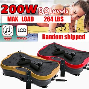 YADEOU Vibration Plate Exercise Machine Body Shaping Muscle Toning Whole Body Workout Vibration Fitness Platform Home Training Equipment for Toning Vibrating Shaker Power Machine, Max Load 264 Lbs