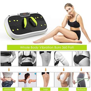N  A 3D Vibration Plate Exercise Machine,Vibration Platform,Whole Body Vibration Fitness Platform Fit Massage,for Home Fitness,Weight Loss & Shaping Green …