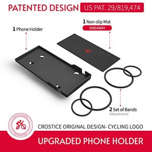 Crostice Phone Holder for Peloton(Original Design),Peloton Cell Phone Holder,Made for Peloton Rider,Peloton Phone Mount Tray,Fit Most Phone,Baby Monitor,Lipstick,Accessories for Peloton