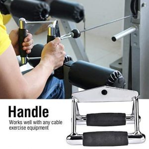 Cable Machine Handle Attachments, Rowing Machine Handle Set Pull Down Exercise Handles, Weight Lifting