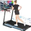 SYTIRY Treadmill,3.25 HP Electric Treadmill for Home with Incline/10 HD tv Touchscreen,Multifunctional Folding Treadmill