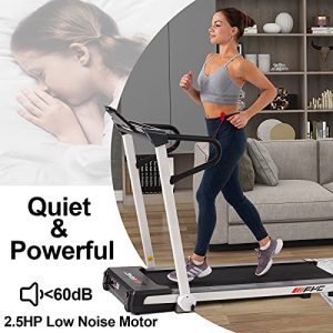 FYC Foldable Treadmill for Home - 2.5HP Portable Folding Electric Lightweight Compact Treadmills Workout Jogging Walking Running Exercise Machine for Space Saver Apartment