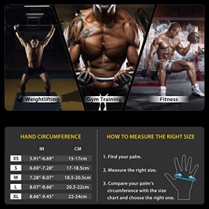 SIMARI Workout Gloves Weight Lifting Gym Cycling Gloves with Wrist Wrap Support for Men Women, Full Palm Protection, for Weightlifting, Bike, Training, Fitness, Exercise Hanging, Pull ups SG907