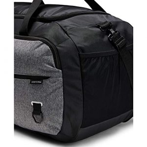 Under Armour Adult Undeniable Duffle 4.0 Gym Bag , Graphite Medium Heather (040)/Silver , Large