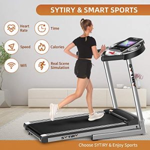 SYTIRY Treadmills with 10