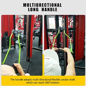 Home Gym Fitness Spreader Bar, Multi-Grip Wide Lat Pull Down Bar, Neutral Grip Handle, Lat Pulldown Attachments Long Bar for Cable Pulley System Mahine, T-bar Row Landmine Attachment (SP-SPREADER BAR)