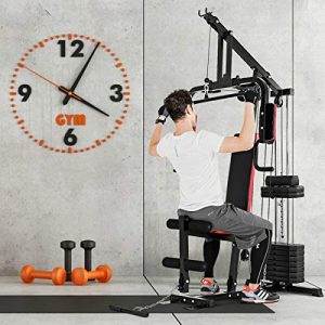 Goplus Multifunction Home Gym System Weight Training Exercise Workout Equipment Fitness Strength Machine for Total Body Training