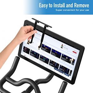 Wassers Metal Adjustable Tablet and Phone Screen Holder Mount Bracket for Peloton Bike and Peloton Bike Plus, Accessories for Peloton Bike