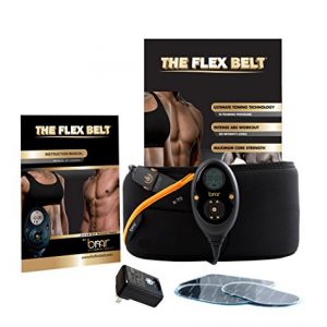 The Flex Belt Abdominal Muscle Toner , Black, 24