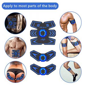 SPORTCDIA Abs Stimulator Ab Stimulator Rechargeable Ultimate Abs Stimulator for Men Women Abdominal Work Out Abs Power Fitness Abs Muscle Training Workout Equipment Portable