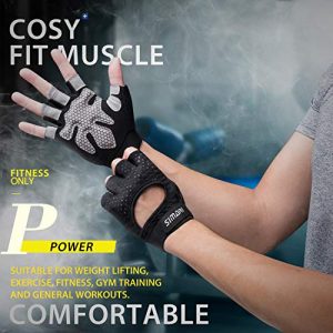 SIMARI Workout Gloves Weight Lifting Gym Cycling Gloves with Wrist Wrap Support for Men Women, Full Palm Protection, for Weightlifting, Bike, Training, Fitness, Exercise Hanging, Pull ups SG907