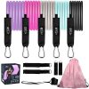 Resistance Bands with Handles - 11Piece Workout Band Set for Women - Carrying Bag Included – Non-Slip Work Out Booty Bands - Heavy Duty Fitness Bands for Butt Legs Exercise (Pink100lbs/gift Box)