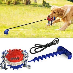 FRSH MNT 【2021 New】 Dog Chew Toy Outdoor, Dog Toys for Aggressive Chewers, Interactive Dog ToysDog Puzzle ToysSqueaky Dog Toys, Indestructible Durable Pet Toy SmallMediumLarge Dogs