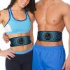 GLGLMA Upgrade Ab Trainer Flex Belt, Abdominal Muscle Toner,Abs Workout Equipment Machine,Ab Machine Exercise Equipment for Women Men, 6 Modes 15 Intensity Levels