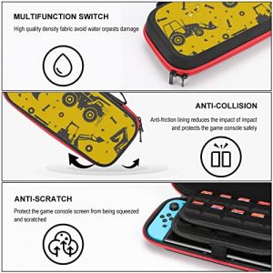 FunnyStar Heavy Equipment and Machinery Carrying Case Protective Shell Storage Handbag Compatible with Nintendo Switch