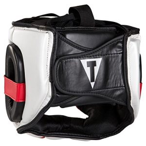 Title Command Full Training Headgear, Black/White/Red, Regular