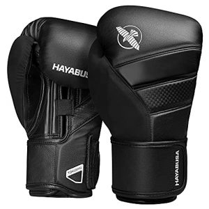 Hayabusa T3 Boxing Gloves for Men and Women - Black, 16 oz