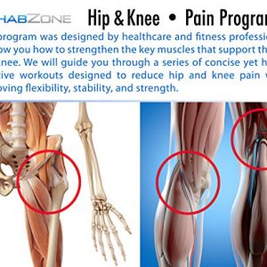 RehabZone Hip and Knee Pain Program: Physician Endorsed Home Rehabilitation DVD Program Created for Those Seeking to Reduce Hip or Knee Pain