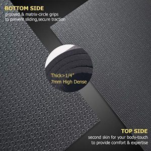 Gxmmat Extra Large Exercise Mat 6'x8'x7mm, Thick Workout Mats for Home Gym Flooring, High Density Non-Slip Durable Cardio Mat, Shoe Friendly, Great for Plyo, MMA, Jump Rope, Stretch, Fitness