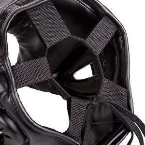 Venum Elite Iron Headgear - Black/Red - One Size